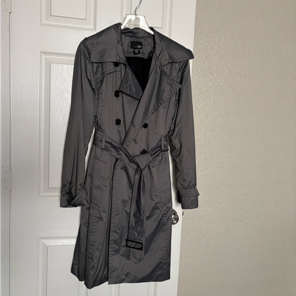 East5th Trench Coat Jacket Gray NWT XL